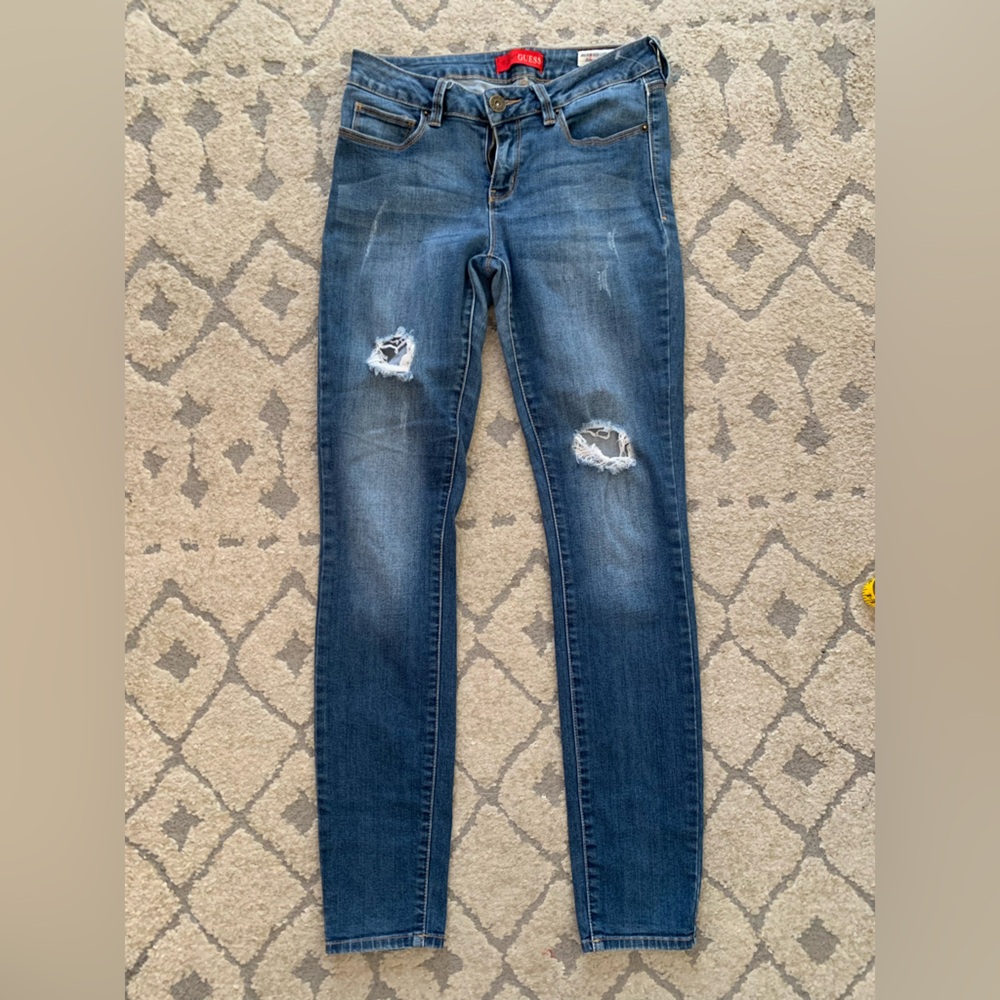Guess Women's Skinny Jeans - Blue